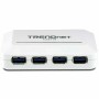 Hub USB Trendnet TU3-H4 Blanc: Plus de 300.000 produits de grandes marques en vente directe à prix usine sur cadea