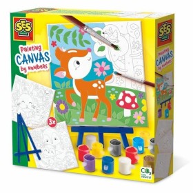 Kit de Dessin SES Creative Painting by number on canvas (3 Pièces): Plus de 300.000 produits de grandes marques en vente directe
