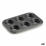 Moule pour four Kinvara CK73973 Gris foncé 18,7 x 3,5 x 26,5 cm (6 Pièces) (12 Unités): Plus de 300.000 produits de grandes marq