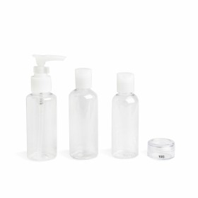 Distributeur de Liquides pour le Voyage 4 sur 1 IDC Institute Transparent Plastique 4 Pièces Lot: Plus de 300.000 produits de gr