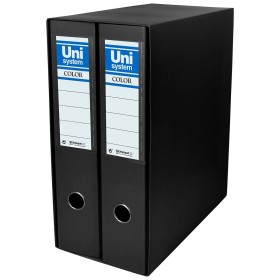 classeur à levier Unipapel 2 Pièces Noir A4 31,8 x 29 x 7,5 cm: Plus de 300.000 produits de grandes marques en vente directe à p