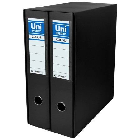 classeur à levier Unipapel 2 Pièces Noir A4 31,8 x 29 x 7,5 cm: Plus de 300.000 produits de grandes marques en vente directe à p