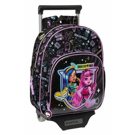 Cartable à roulettes Monster High Noir 28 x 34 x 10 cm: Plus de 300.000 produits de grandes marques en vente directe à prix usin