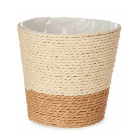 Cache-pot Ibergarden WY21-73 Marron Naturel Corde Plastique 14 x 12,5 x 14 cm 14 x 14 x 14 cm: Plus de 300.000 produits de grand