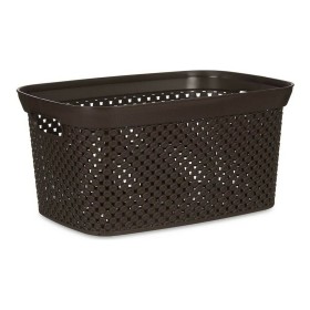 Panier Kipit 081057-4 Marron Plastique 10 L 24 x 17 x 35 cm: Plus de 300.000 produits de grandes marques en vente directe à prix