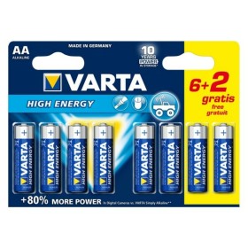 Pile Alcaline Varta LR6 AA 1,5V High Energy (8 pcs): Plus de 300.000 produits de grandes marques en vente directe à prix usine s