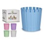 Cache-pot Ibergarden Plastique 13,5 x 12,5 x 13,5 cm: Plus de 300.000 produits de grandes marques en vente directe à prix usine 