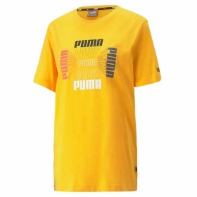 T-shirt à manches courtes homme Puma Essential Logo Repeat Graphic Jaune: Plus de 300.000 produits de grandes marques en vente d