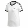 T-shirt à manches courtes femme Adidas 3 stripes Blanc: Plus de 300.000 produits de grandes marques en vente directe à prix usin