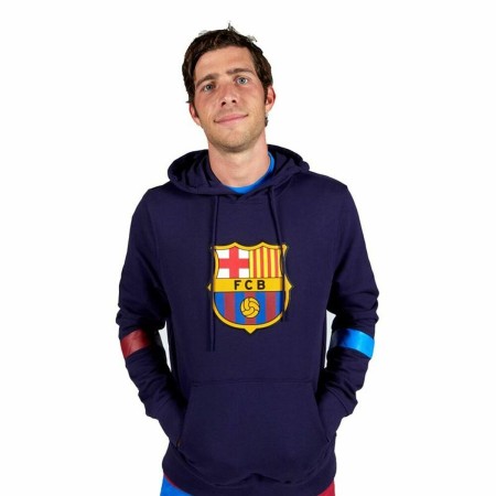 Sweat à capuche homme F.C. Barcelona Blue marine: Plus de 300.000 produits de grandes marques en vente directe à prix usine sur 