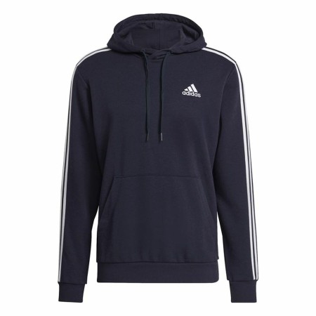 Sweat à capuche homme Adidas Essentials 3 Stripes Blue marine: Plus de 300.000 produits de grandes marques en vente directe à pr