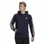 Sweat à capuche homme Adidas Essentials 3 Stripes Blue marine: Plus de 300.000 produits de grandes marques en vente directe à pr