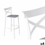 Tabouret GiftDecor PC-175B Blanc Gris polypropylène Rotin 41 x 103 x 52,5 cm (4 Unités): Plus de 300.000 produits de grandes mar