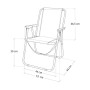 Chaise Pliante Colorbaby Mediterran 53 x 44 x 76 cm Turquoise Blanc: Plus de 300.000 produits de grandes marques en vente direct