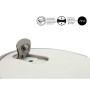 Boîte à lunch Kinvara SW8034A-1 1 Blanc Gris Anthracite Acier inoxydable polypropylène 700 ml 16 x 9 x 14,5 cm (6 Unités): Plus 