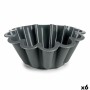 Moule à pâtisserie Kinvara HH477 Gris clair Gris foncé Silicone 1,5 L 24,5 x 10 x 24,5 cm (6 Unités): Plus de 300.000 produits d