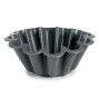 Moule à pâtisserie Kinvara HH477 Gris clair Gris foncé Silicone 1,5 L 24,5 x 10 x 24,5 cm (6 Unités): Plus de 300.000 produits d