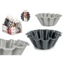 Moule à pâtisserie Kinvara HH477 Gris clair Gris foncé Silicone 1,5 L 24,5 x 10 x 24,5 cm (6 Unités): Plus de 300.000 produits d