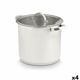 Casserole avec Couvercle en Verre Kinvara 17396 Argenté 31 x 25 x 24 cm Induction (4 Unités): Plus de 300.000 produits de grande