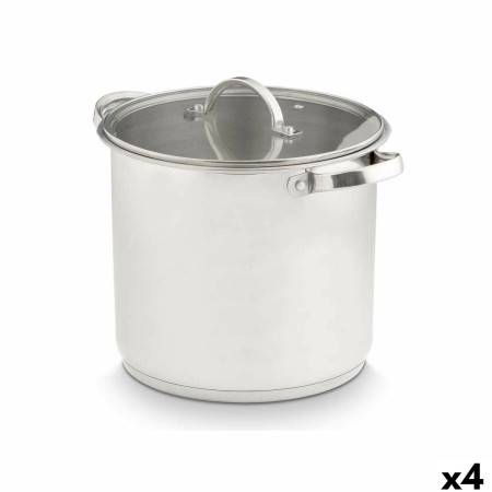 Casserole avec Couvercle en Verre Kinvara 17396 Argenté 31 x 25 x 24 cm Induction (4 Unités): Plus de 300.000 produits de grande