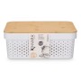 Boîte Multiusage Kinvara CH52980 (27) Blanc Marron Bambou polypropylène 35,7 x 14 x 26,2 cm (6 Unités): Plus de 300.000 produits