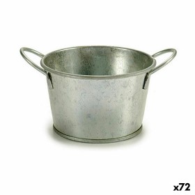 Cache-pot Ibergarden F60325-B Argenté Zinc Seau 17,8 x 8 x 12,3 cm (72 Unités): Plus de 300.000 produits de grandes marques en v