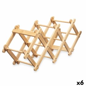 Porte-bouteilles Pliable Kinvara KT216003-1 Naturel 54 x 15 x 21,5 cm (6 Unités): Plus de 300.000 produits de grandes marques en