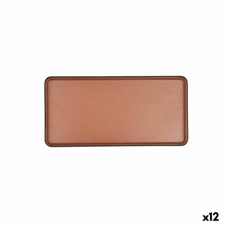 Plateau apéritif Bidasoa Gio Marron Plastique 24 x 11,5 cm (12 Unités): Plus de 300.000 produits de grandes marques en vente dir