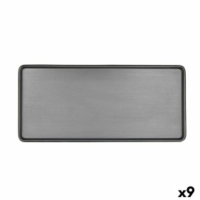 Plat à Gratin Bidasoa Gio Gris Plastique 31,5 x 14,5 cm (9 Unités): Plus de 300.000 produits de grandes marques en vente directe
