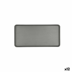 Plateau apéritif Bidasoa Gio Noir Plastique 24 x 11,5 cm (12 Unités): Plus de 300.000 produits de grandes marques en vente direc