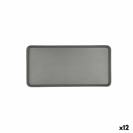 Plateau apéritif Bidasoa Gio Noir Plastique 24 x 11,5 cm (12 Unités): Plus de 300.000 produits de grandes marques en vente direc