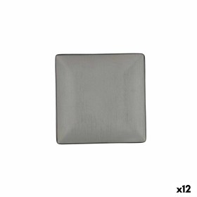 Assiette plate Bidasoa Gio Noir Plastique 18 x 18 cm (12 Unités): Plus de 300.000 produits de grandes marques en vente directe à