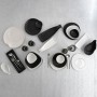 Assiette plate Bidasoa Fosil Noir Céramique Oblongue 28 x 24,8 x 2,5 cm (6 Unités): Plus de 300.000 produits de grandes marques 