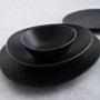 Assiette plate Bidasoa Fosil Noir Céramique Oblongue 28 x 24,8 x 2,5 cm (6 Unités): Plus de 300.000 produits de grandes marques 