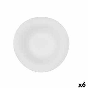Assiette à pâtes Bidasoa Fosil Blanc Céramique 21,9 x 21,3 x 6,8 cm (6 Unités): Plus de 300.000 produits de grandes marques en v