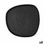 Assiette plate Bidasoa Fosil Noir Céramique Carré 26,3 x 25,5 x 2,4 cm (6 Unités): Plus de 300.000 produits de grandes marques e