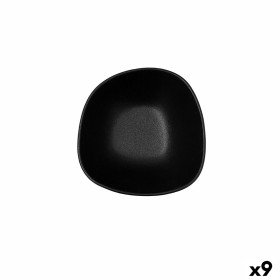 Bol Bidasoa Fosil Noir Céramique Carré 14 X 13,9 X 6,8 CM (9 Unités): Plus de 300.000 produits de grandes marques en vente direc