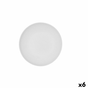 Assiette creuse Bidasoa Fosil Blanc Céramique 21 x 21 x 4,7 cm (6 Unités): Plus de 300.000 produits de grandes marques en vente 