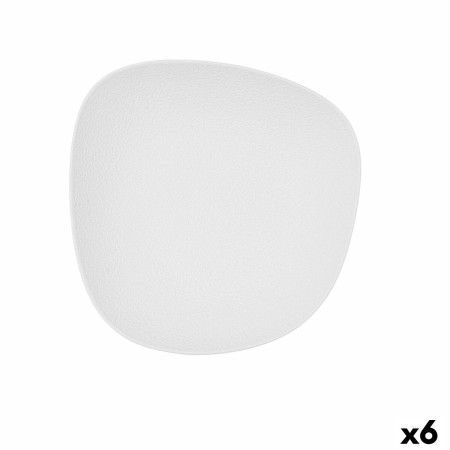 Assiette creuse Bidasoa Fosil Blanc Céramique Carré 21,9 x 21,7 x 4,8 cm (6 Unités): Plus de 300.000 produits de grandes marques