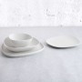 Assiette creuse Bidasoa Fosil Blanc Céramique Carré 21,9 x 21,7 x 4,8 cm (6 Unités): Plus de 300.000 produits de grandes marques