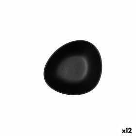 Bol Bidasoa Fosil Noir Céramique Oblongue 14 x 12,4 x 4,8 cm (12 Unités): Plus de 300.000 produits de grandes marques en vente d