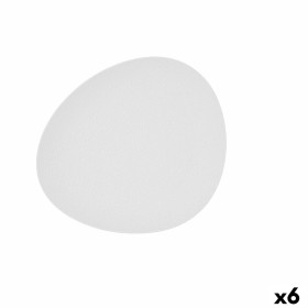 Assiette plate Bidasoa Fosil Blanc Céramique Oblongue 28 x 24,8 x 2,5 cm (6 Unités): Plus de 300.000 produits de grandes marques