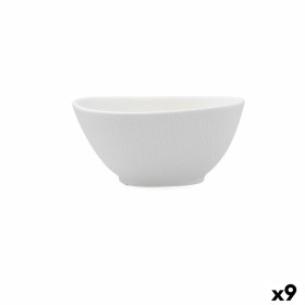 Bol Bidasoa Fosil Blanc Céramique 14 X 13,9 X 6,8 CM Carré (9 Unités): Plus de 300.000 produits de grandes marques en vente dire