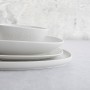 Bol Bidasoa Fosil Blanc Céramique 14 X 13,9 X 6,8 CM Carré (9 Unités): Plus de 300.000 produits de grandes marques en vente dire