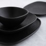 Plateau apéritif Bidasoa Fosil Noir Céramique Alumine 34 x 20,3 x 3 cm (6 Unités): Plus de 300.000 produits de grandes marques e