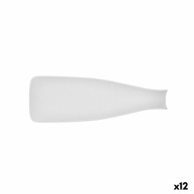 Plateau apéritif Bidasoa Fosil Blanc Céramique Alumine Bouteille 31 x 10,1 x 4 cm (12 Unités): Plus de 300.000 produits de grand