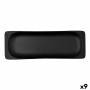 Plateau apéritif Bidasoa Fosil Noir Céramique Alumine 36 x 12,7 x 2,9 cm (9 Unités): Plus de 300.000 produits de grandes marques
