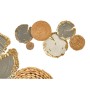 Décoration murale GiftDecor 23SMB1538 Blanc Marron Gris Métal 89,5 x 5,1 x 48,3 cm (2 Unités): Plus de 300.000 produits de grand