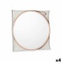 Miroir mural GiftDecor 1268 Marron Bronze 45 x 45 x 3 cm (4 Unités): Plus de 300.000 produits de grandes marques en vente direct