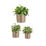 Set de pots Ibergarden CILINDRO-7006 Taupe Argile Cylindre Ø 14 cm Ø 22 cm Ø 17 cm 3 Pièces: Plus de 300.000 produits de grandes